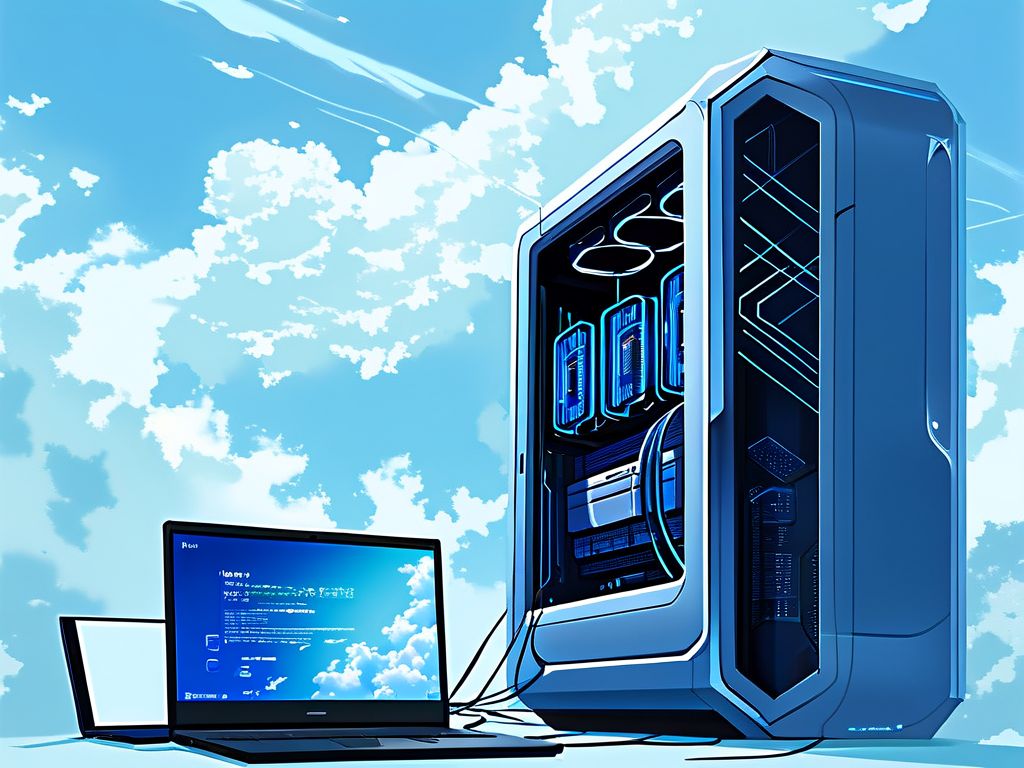 电脑蓝天云服务器是什么