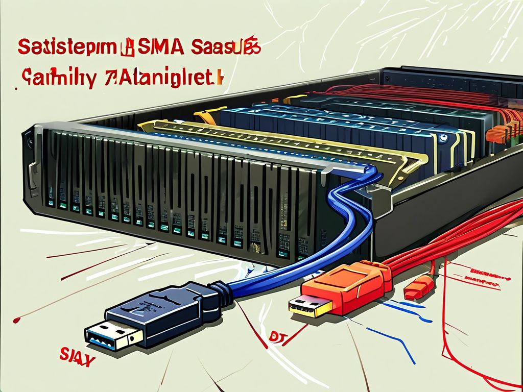 服务器SATA线能接SAS吗？别乱插，这3个细节决定稳定度