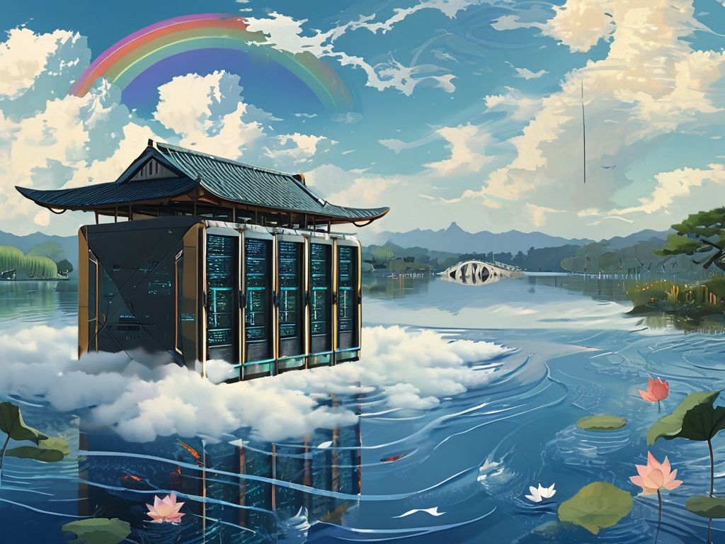 西湖下面的服务器叫什么？答案藏在水韵与云潮里