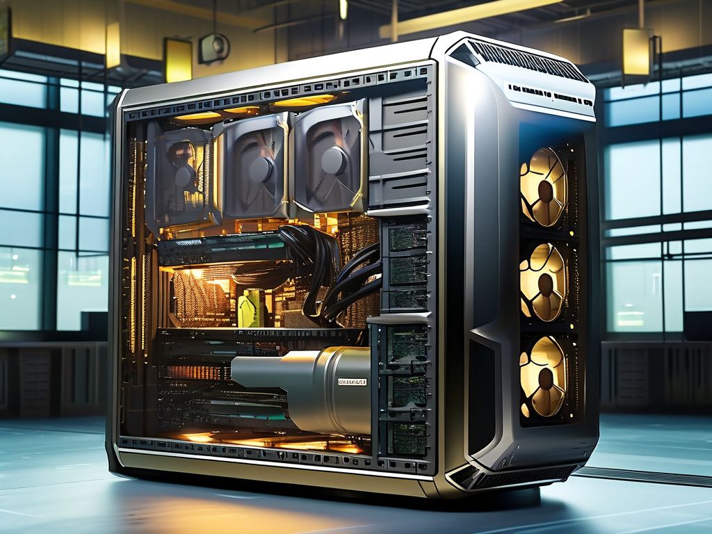 电脑的服务器是什么样子