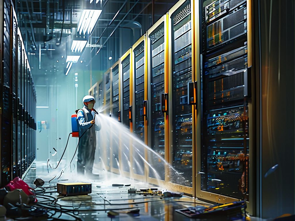 消毒水喷服务器？别让“清洁”变成“服务器杀手”！