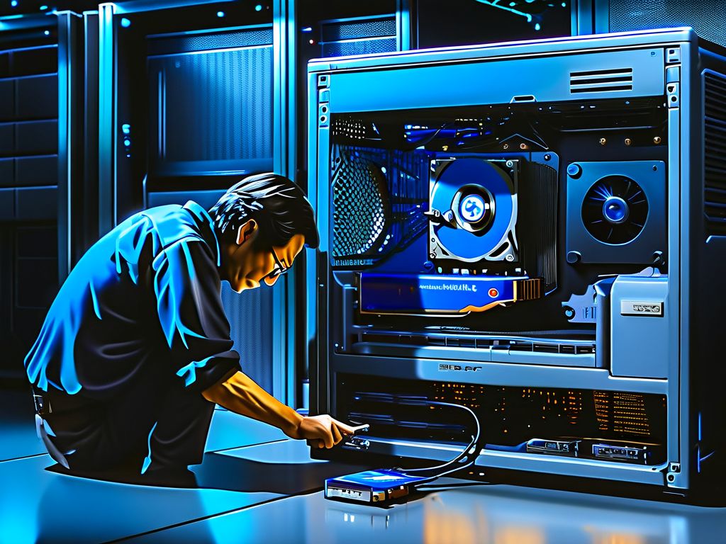 wd蓝盘能用服务器上吗