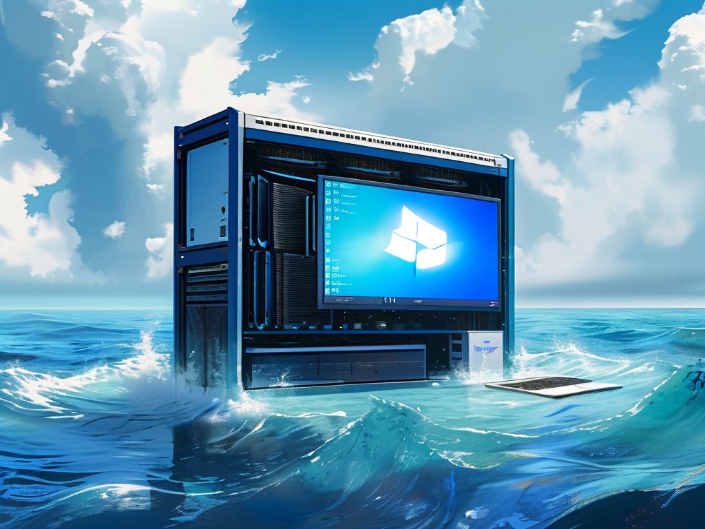 微软服务器在水里能用吗