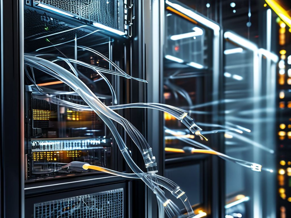 服务器机柜里面有光纤吗